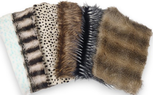 Faux fur fabric luxurious - faux,