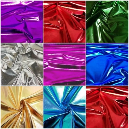 Metallic foil tricot lame - metallic,