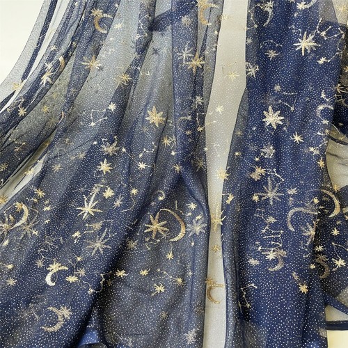 Moon star embroidery costume - star,