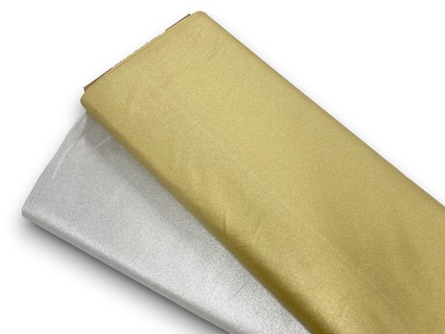 Gold silver cotton - cotton, fabric