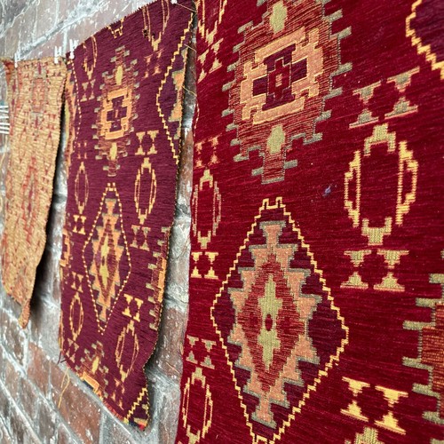 Tribal kilim pattern chenille - tribal,
