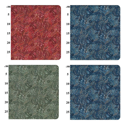 100 cotton poplin paisley - cotton,