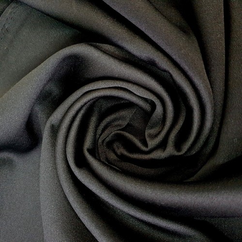 Black 100 cotton - cotton, satin