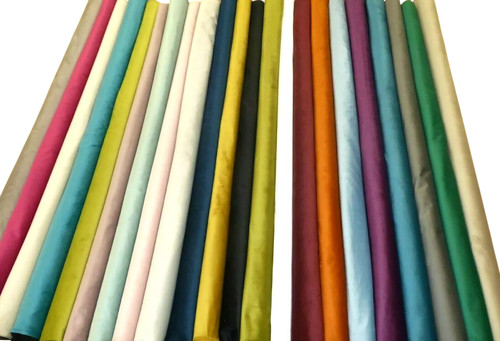 Plush plain velvet upholstery - velvet,