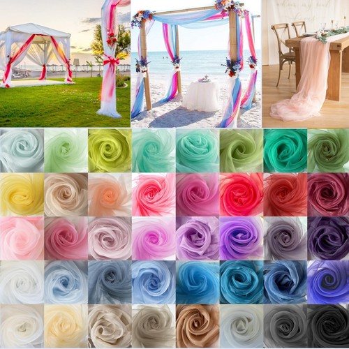 Premium crystal organza fabric - crystal,