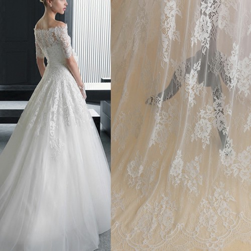 Meters chantilly lace fabric - lace,
