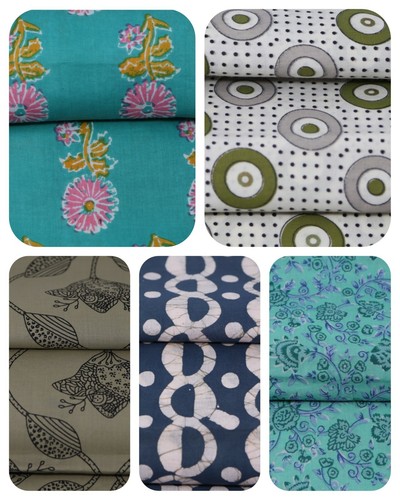 Yard printed cotton fabric - 1,
