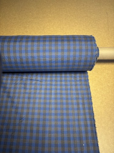 Metres navy brown check - 5, &