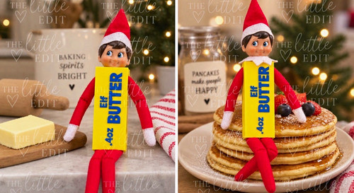 Christmas elf butter squishy - elf,