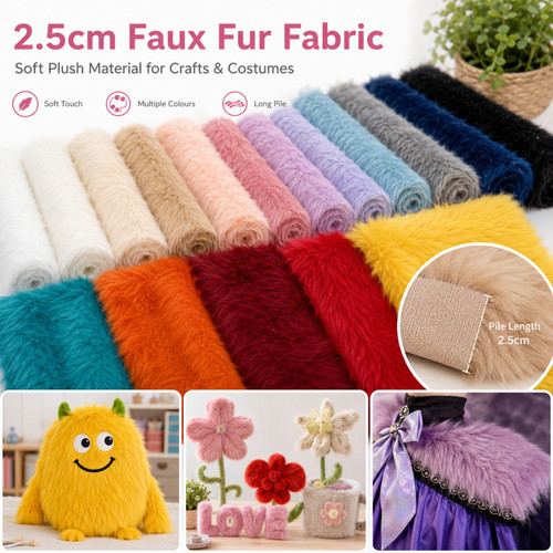 Fur fabric long pile - long, plush