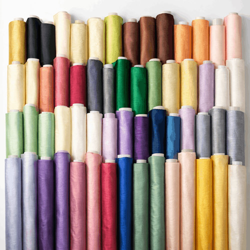 Satin backed shantung - satin, dupion