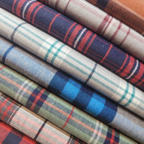 100 cotton tartan fabric - tartan,