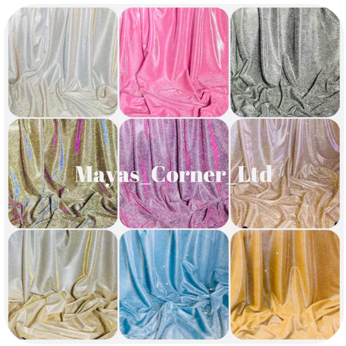 Sparkly glitter stretch - glitter,