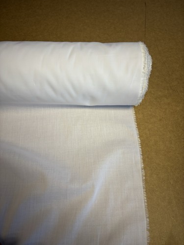 Metres white plain weave - 5,